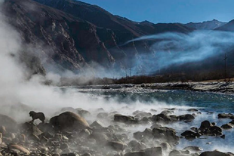 Visit Hot Water Spring on Ladakh Tour Package 2026