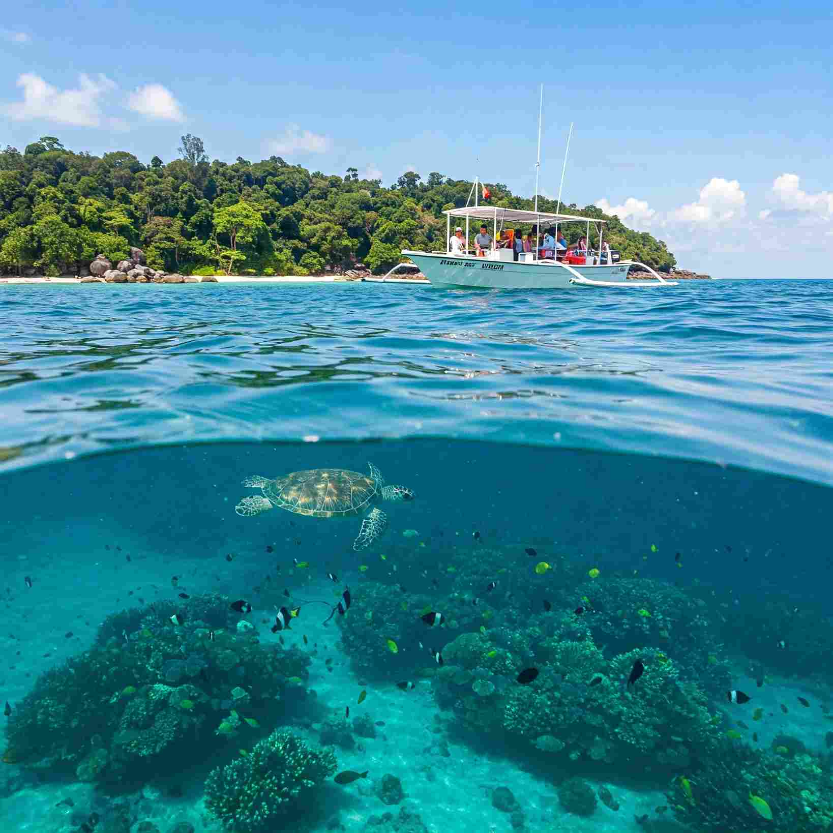 Glass-Bottom Boat Ride in Andaman: A Fun Experience for Kids & Elders